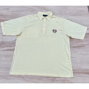 Golf Polo Shirt Ryder Cup The K Club‎ by Glenmuir Men's Yellow Large L Golfer